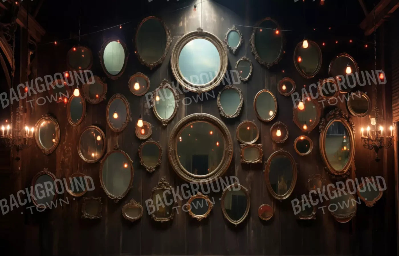 Country Mirror Stage 14’X9’ Ultracloth (168 X 108 Inch) Backdrop