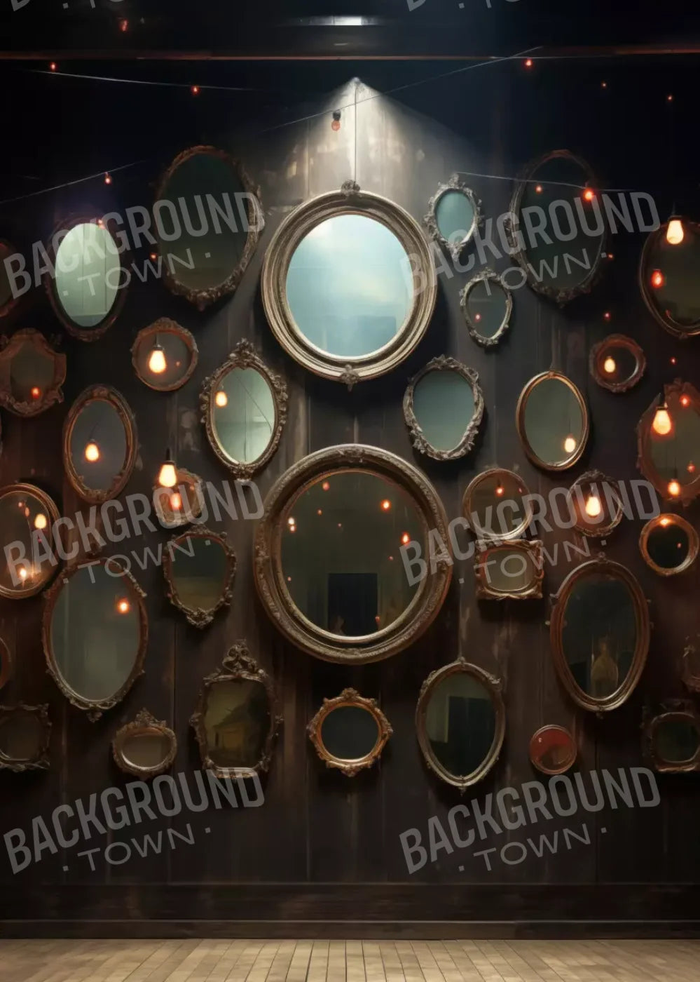 Country Mirror Stage 5’X7’ Ultracloth (60 X 84 Inch) Backdrop