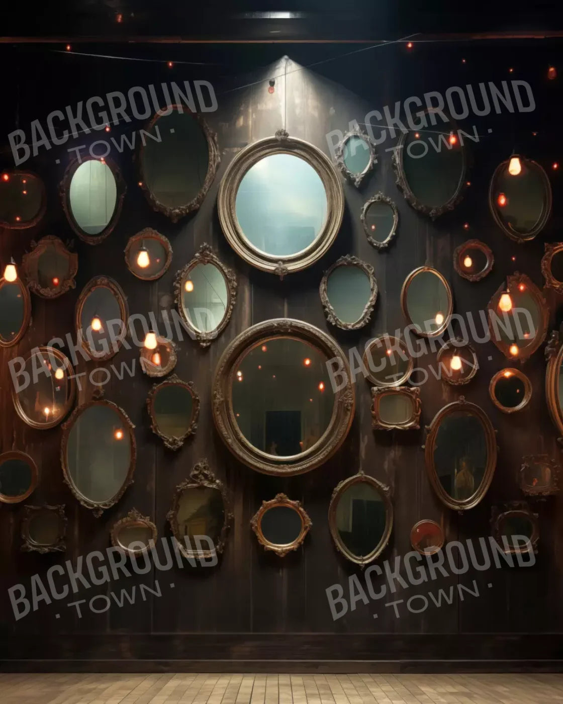 Country Mirror Stage 8’X10’ Fleece (96 X 120 Inch) Backdrop