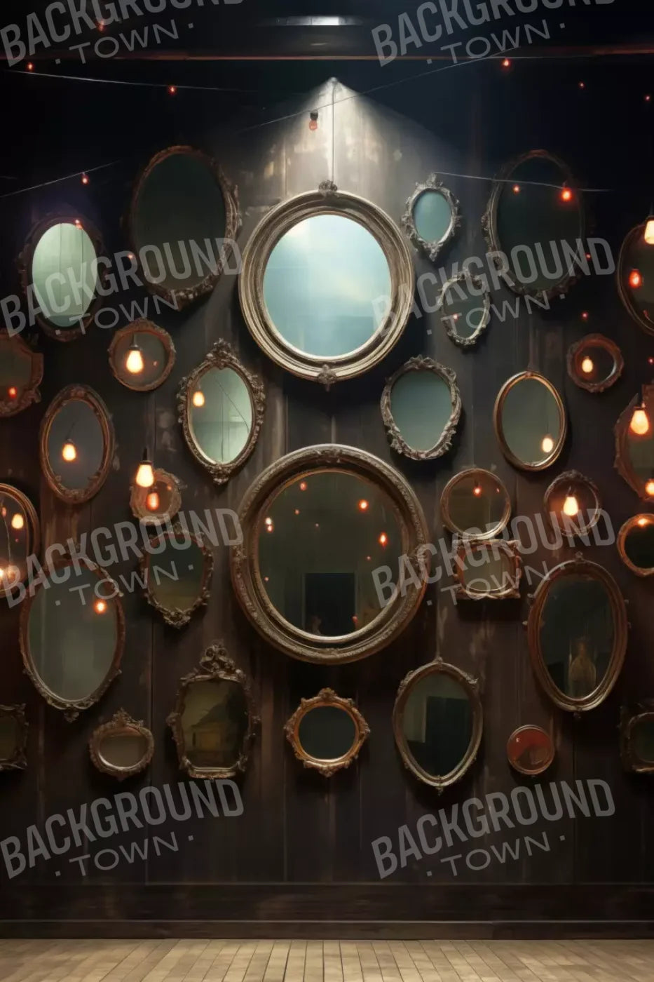 Country Mirror Stage 8’X12’ Ultracloth (96 X 144 Inch) Backdrop