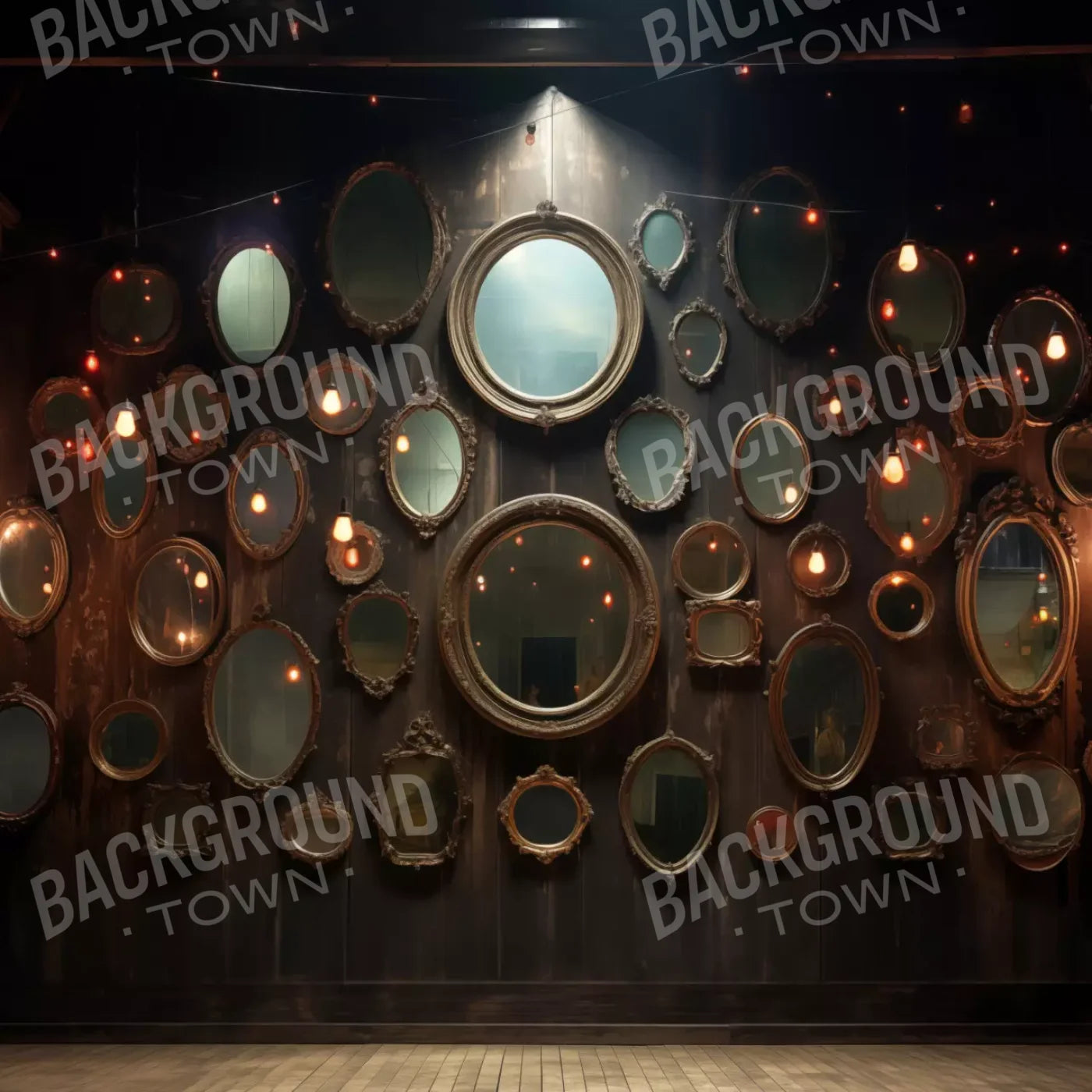 Country Mirror Stage 8’X8’ Fleece (96 X Inch) Backdrop