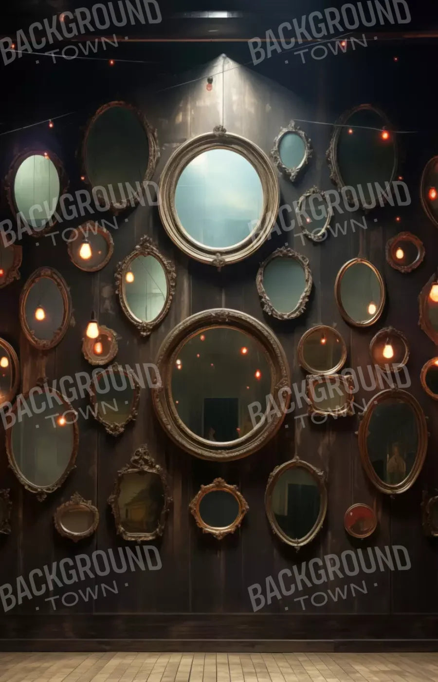 Country Mirror Stage 9’X14’ Ultracloth (108 X 168 Inch) Backdrop