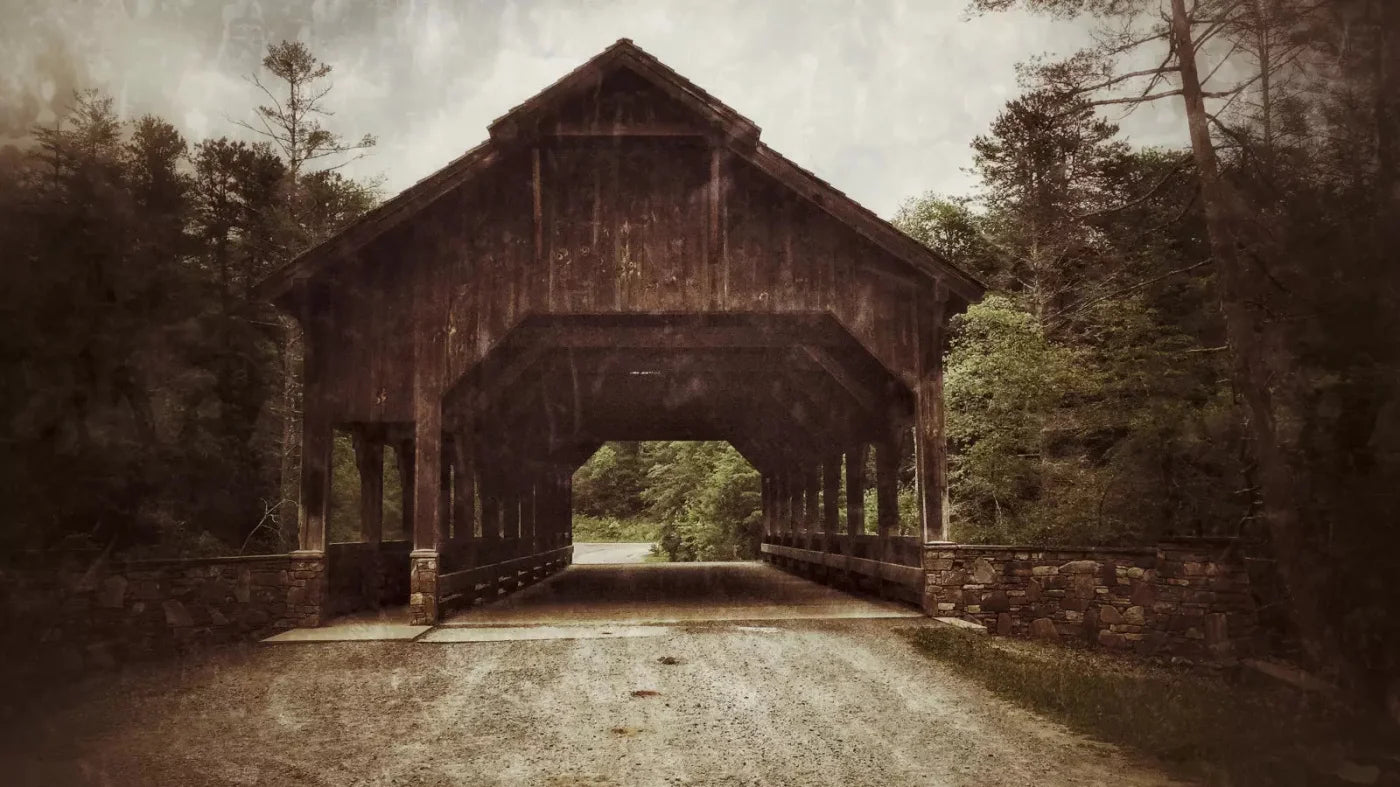 Covered Bridge 14X8 Ultracloth ( 168 X 96 Inch ) Backdrop