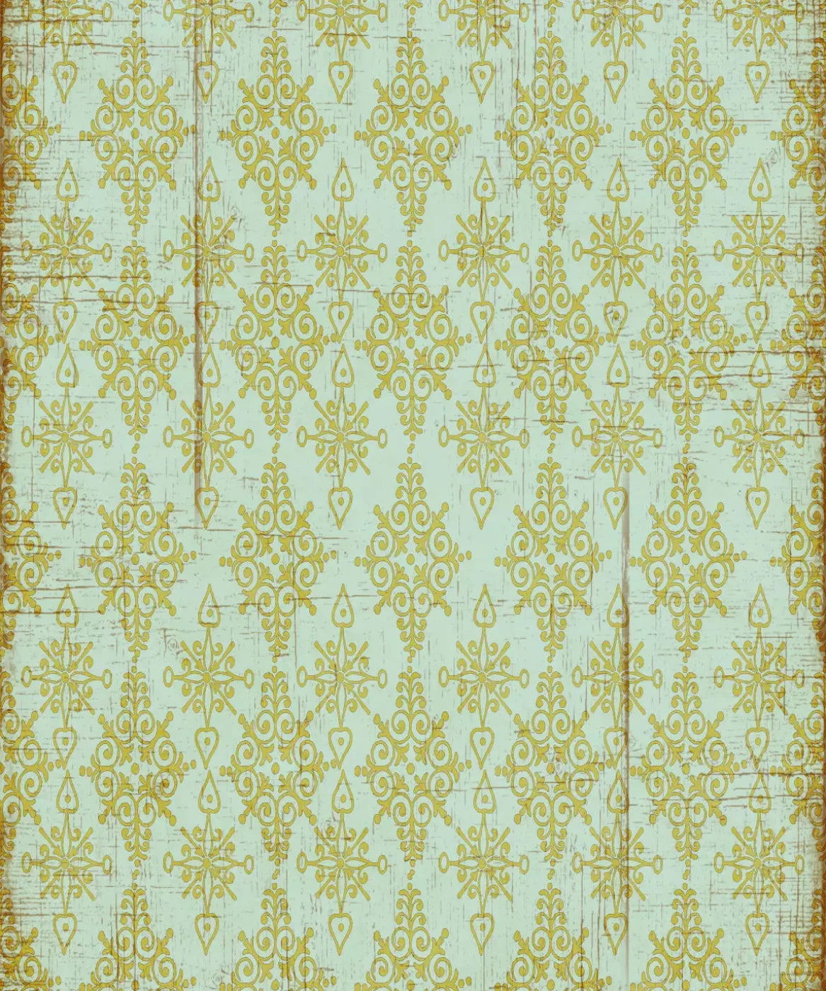 Green Damask Backdrop for Photography