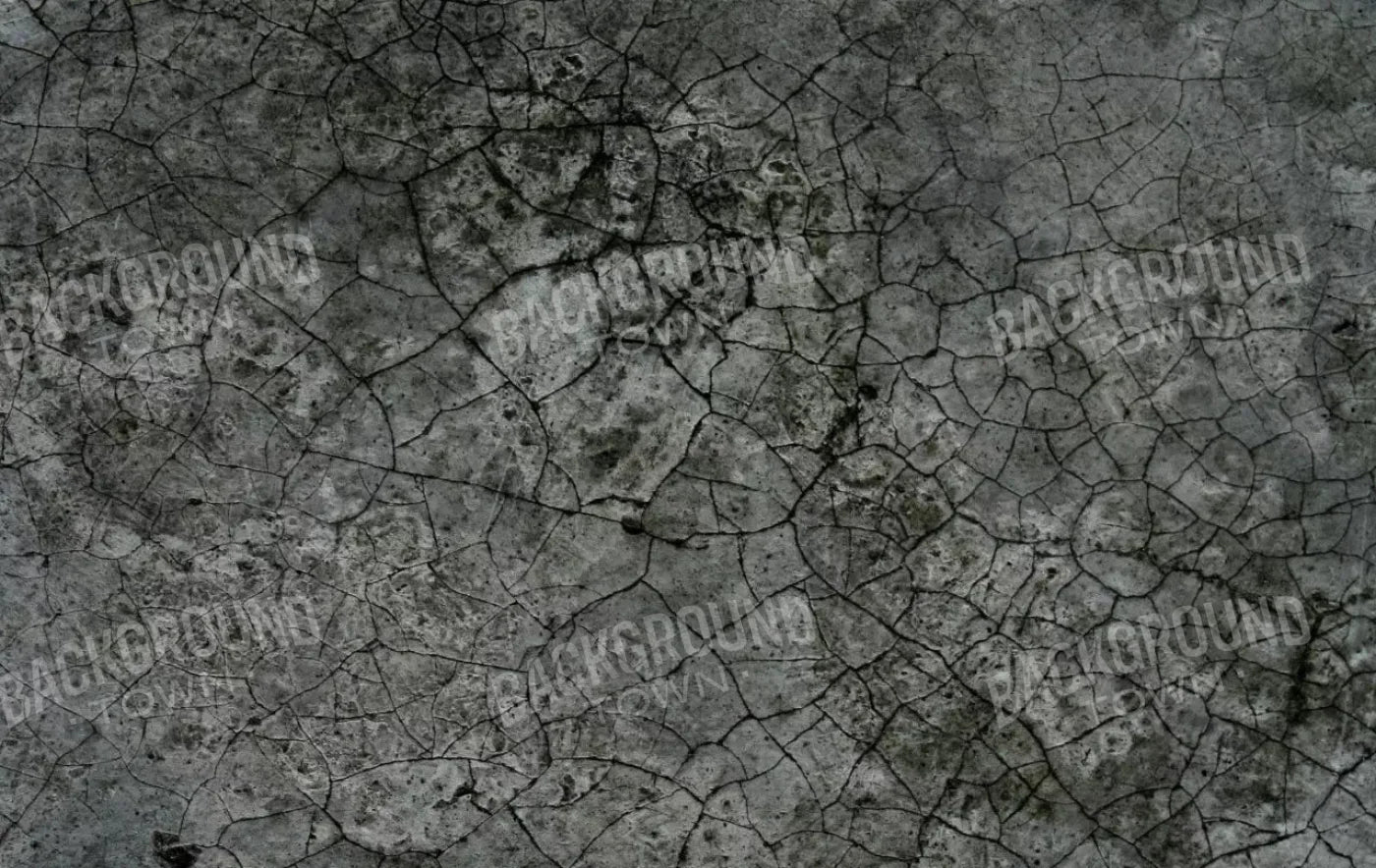 Cracked Concrete Floor 16X10 Ultracloth ( 192 X 120 Inch ) Backdrop