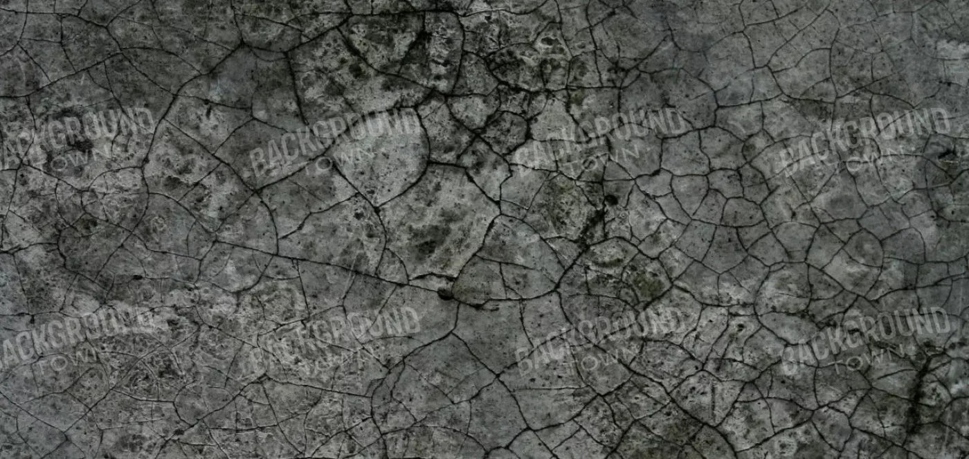 Cracked Concrete Floor 16X8 Ultracloth ( 192 X 96 Inch ) Backdrop