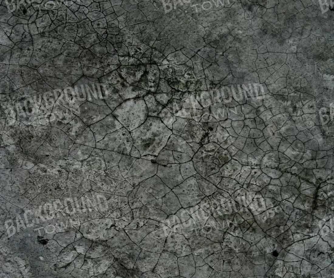 Cracked Concrete Floor 5X42 Fleece ( 60 X 50 Inch ) Backdrop