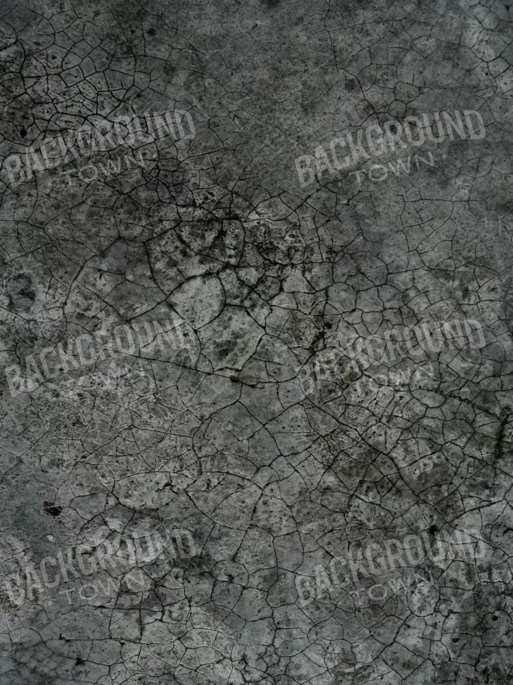 Cracked Concrete Floor 8X10 Fleece ( 96 X 120 Inch ) Backdrop