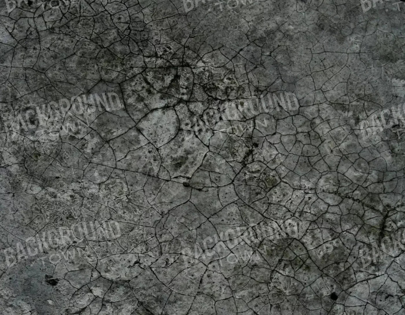 Cracked Concrete Floor 8X6 Fleece ( 96 X 72 Inch ) Backdrop