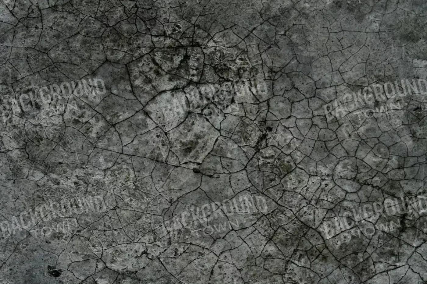 Cracked Concrete Floor Rubbermat 5X4 ( 60 X 48 Inch )