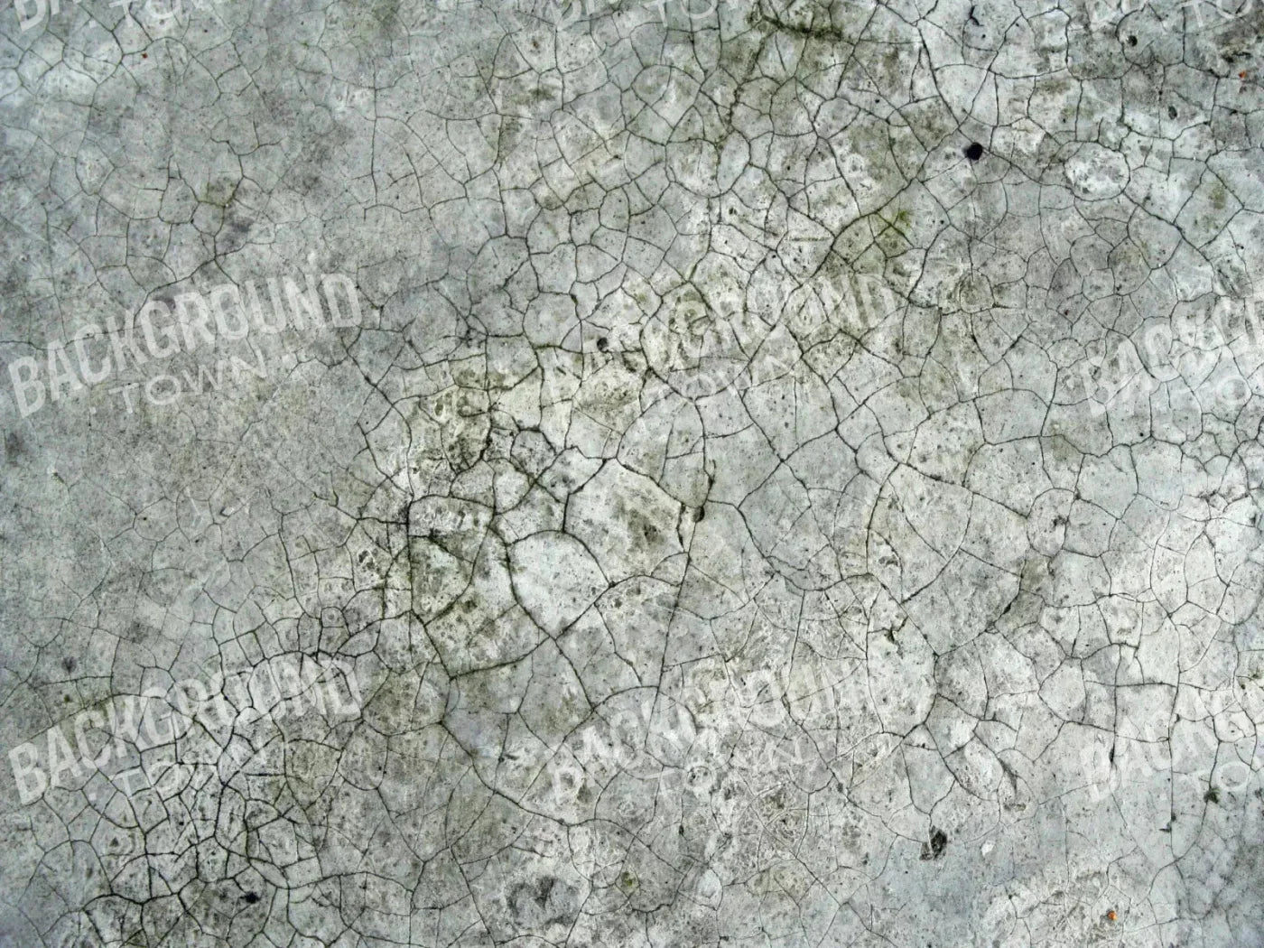 Cracked Concrete Light Rubbermat Floor 7X5 ( 84 X 60 Inch )