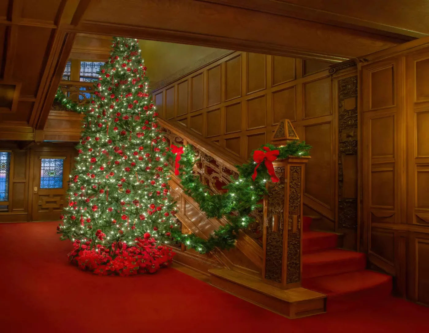 Craftsman Holiday 8X6 Fleece ( 96 X 72 Inch ) Backdrop