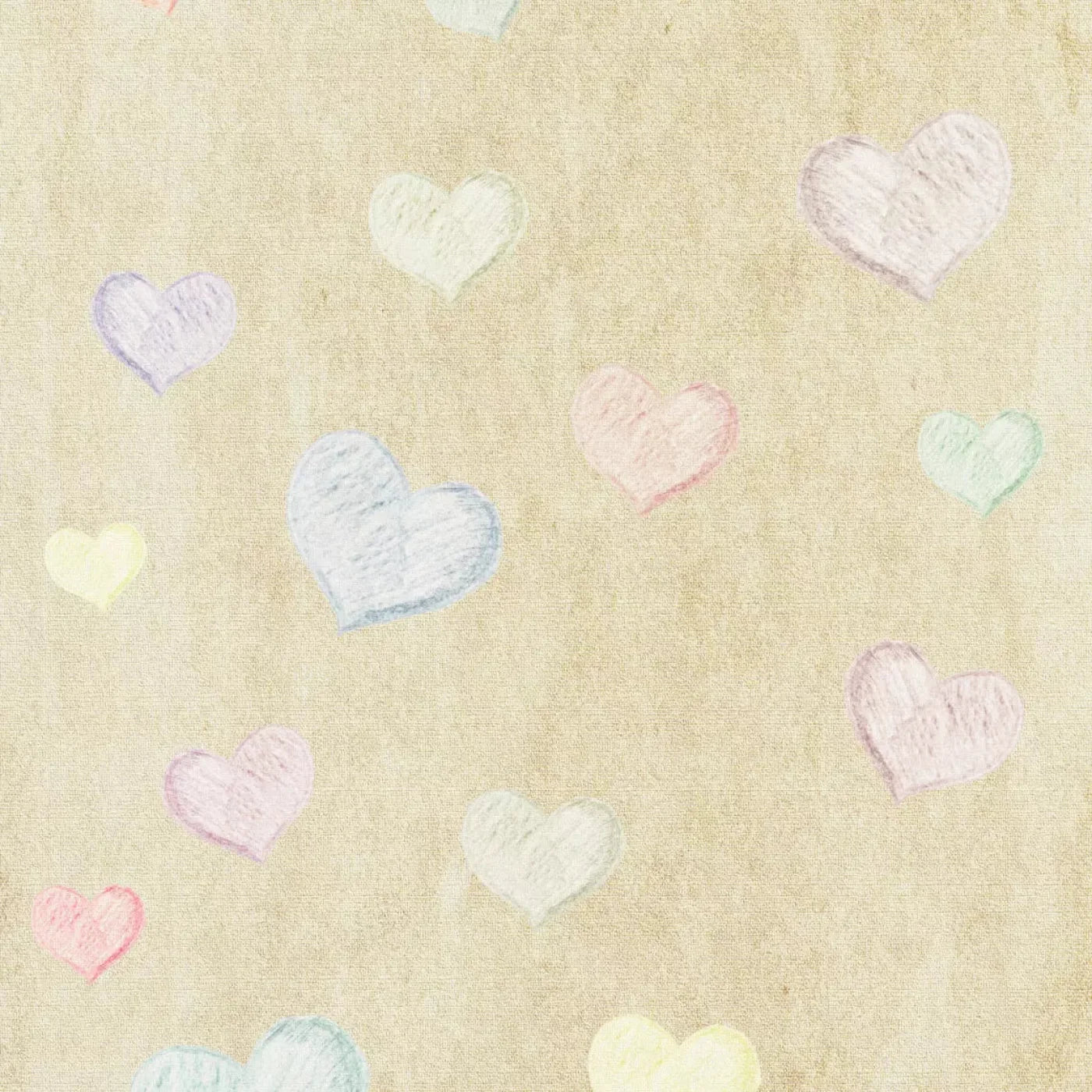 Cream Of Hearts Backdrop