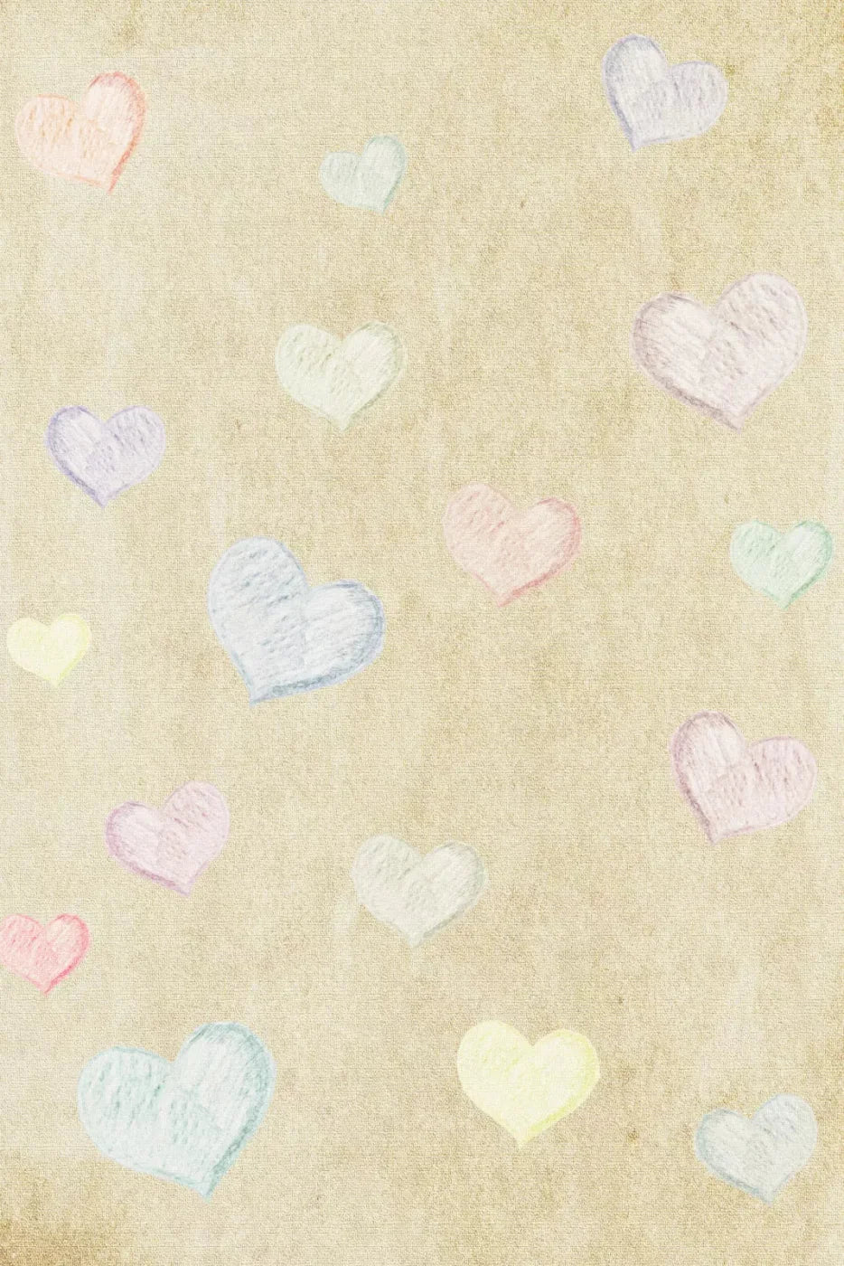Cream Of Hearts Backdrop
