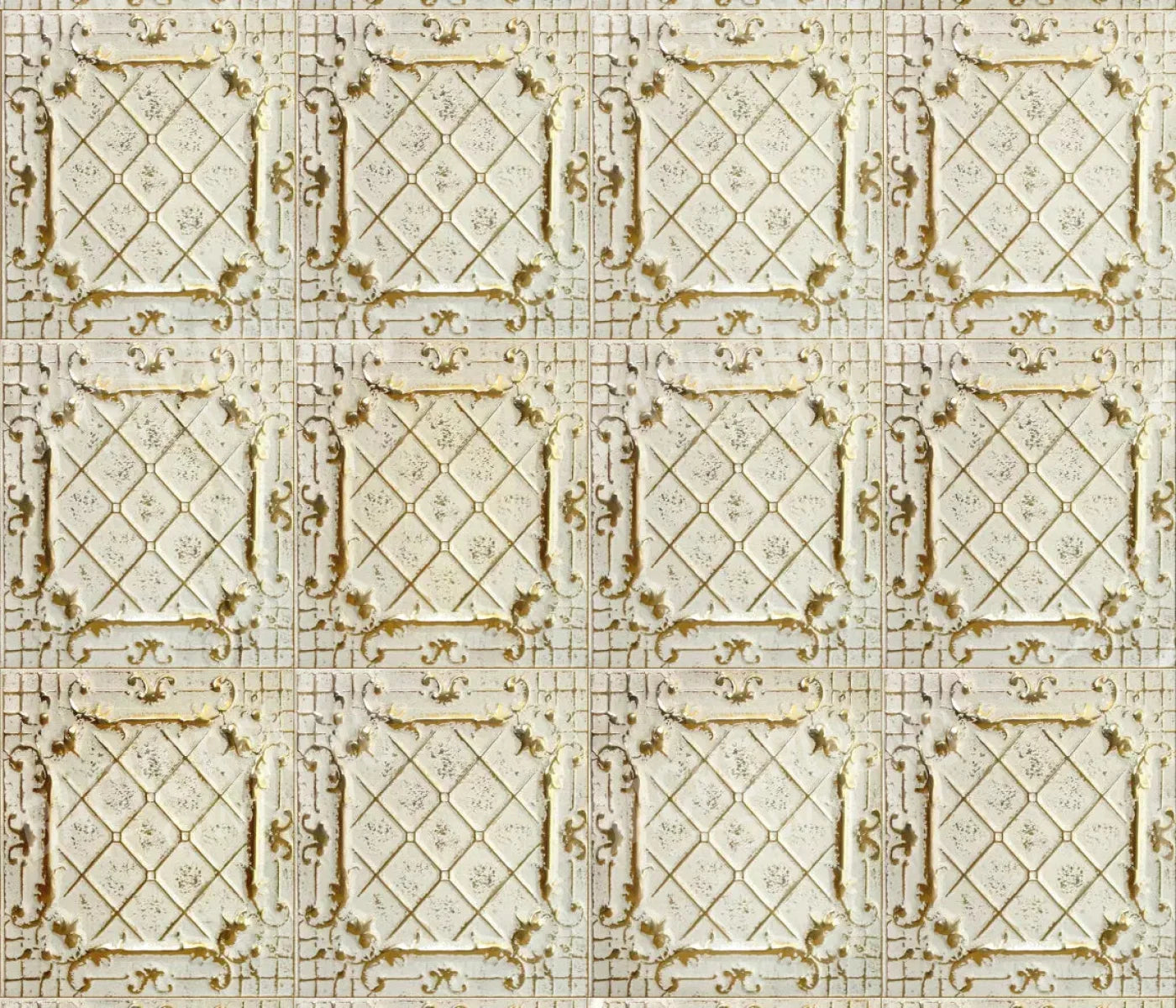 Cream Tiles 12X10 Ultracloth ( 144 X 120 Inch ) Backdrop