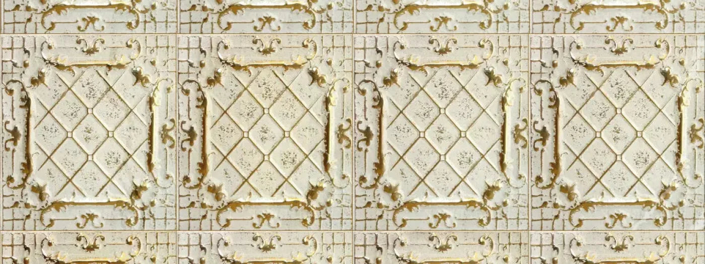 Cream Tiles 20X8 Ultracloth ( 240 X 96 Inch ) Backdrop