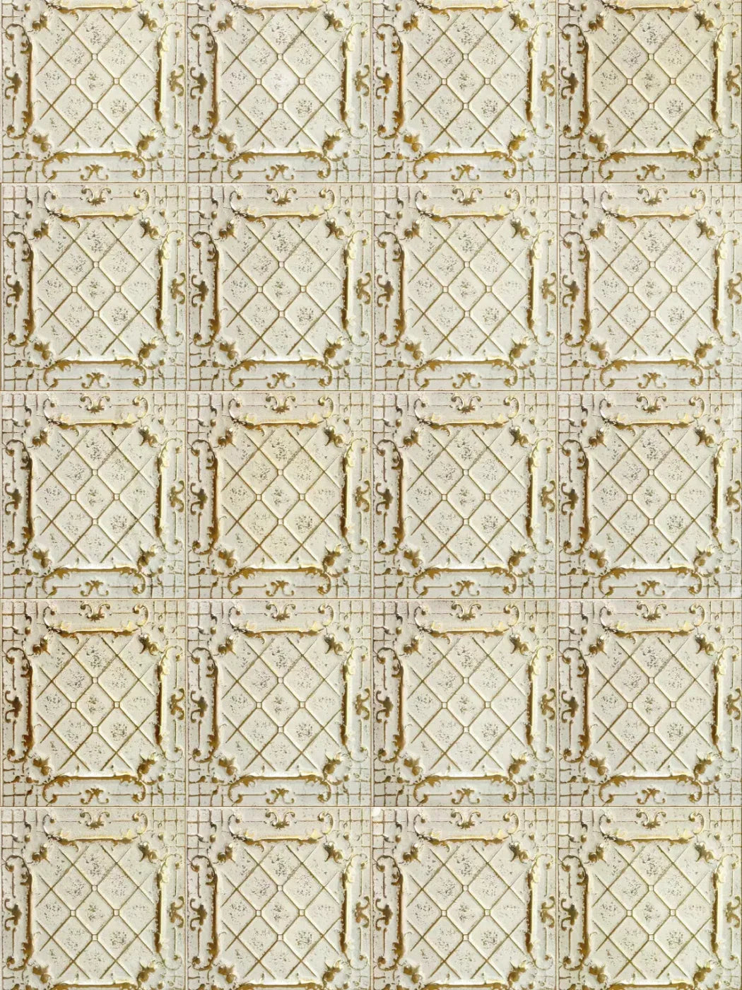 Cream Tiles 5X7 Ultracloth ( 60 X 84 Inch ) Backdrop