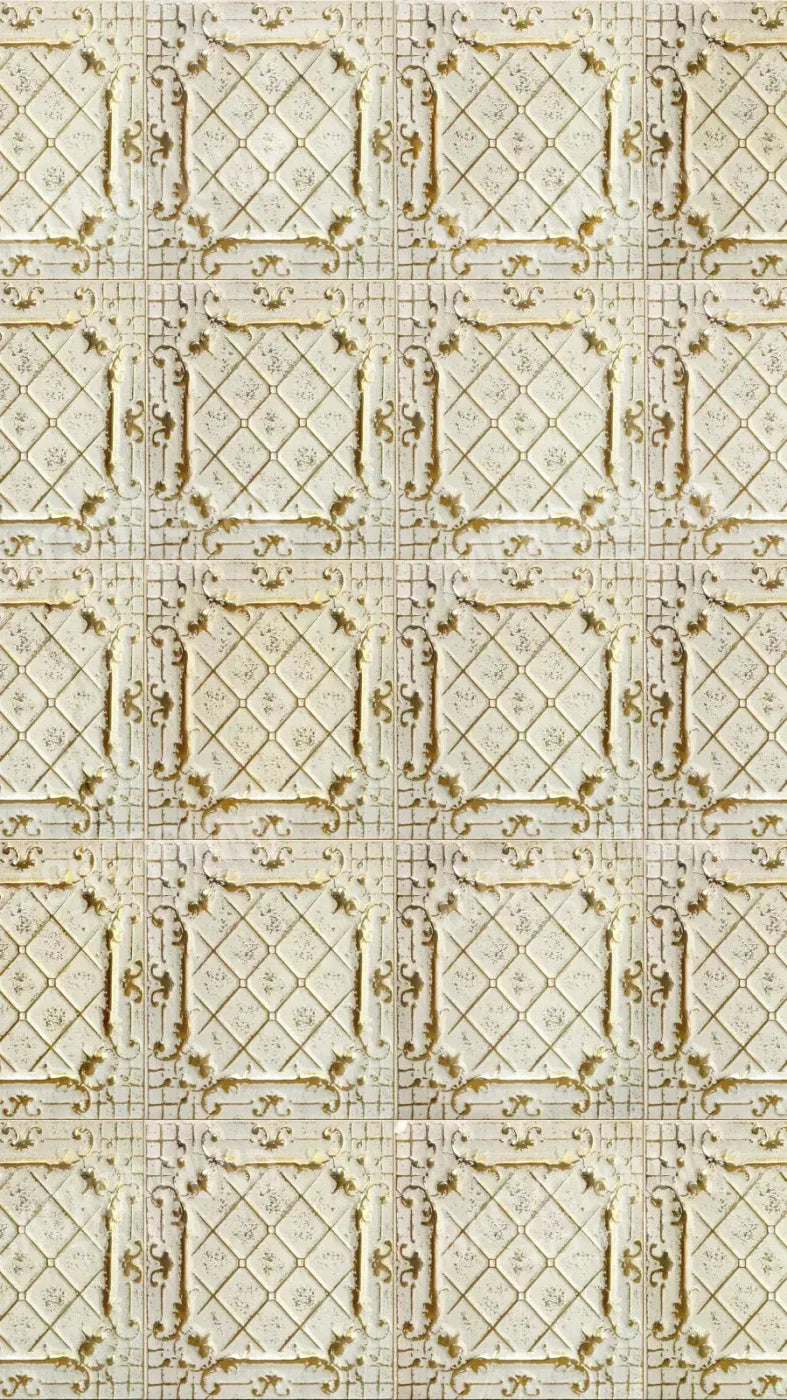 Cream Tiles 8X14 Ultracloth ( 96 X 168 Inch ) Backdrop