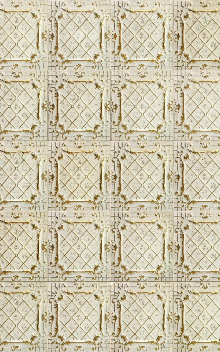 Cream Tiles 9X14 Ultracloth ( 108 X 168 Inch ) Backdrop
