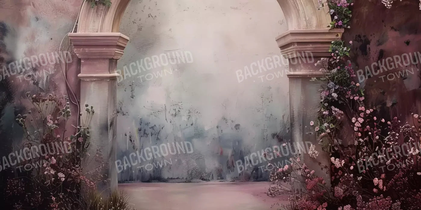 Dahlia Pink Arch 16’X8’ Ultracloth (192 X 96 Inch) Backdrop