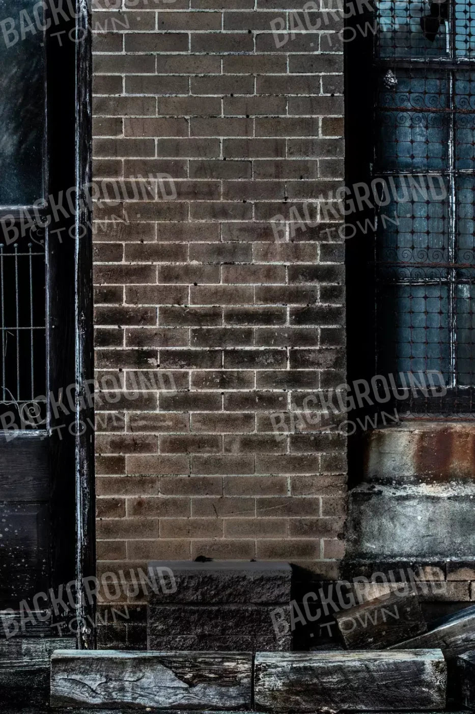 Dark Back Alley 5’X8’ Ultracloth (60 X 96 Inch) Backdrop
