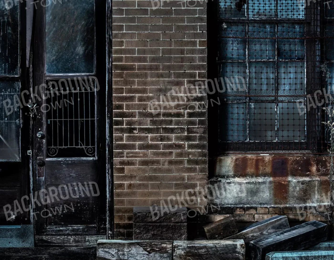 Dark Back Alley 8’X6’ Fleece (96 X 72 Inch) Backdrop