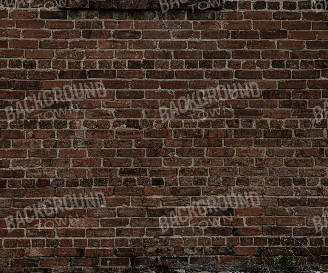 Dark Brick 5X42 Fleece ( 60 X 50 Inch ) Backdrop