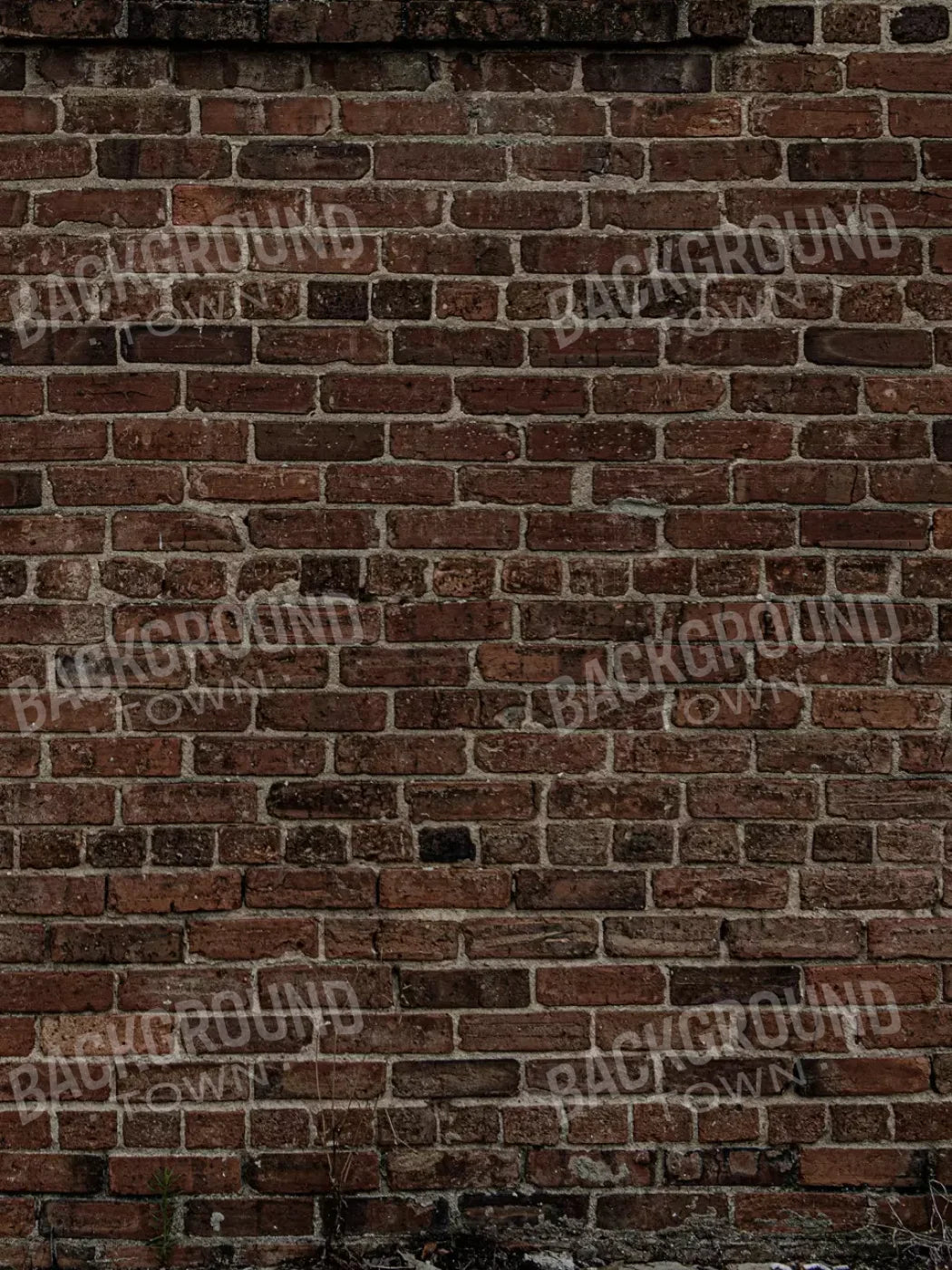 Dark Brick 5X68 Fleece ( 60 X 80 Inch ) Backdrop