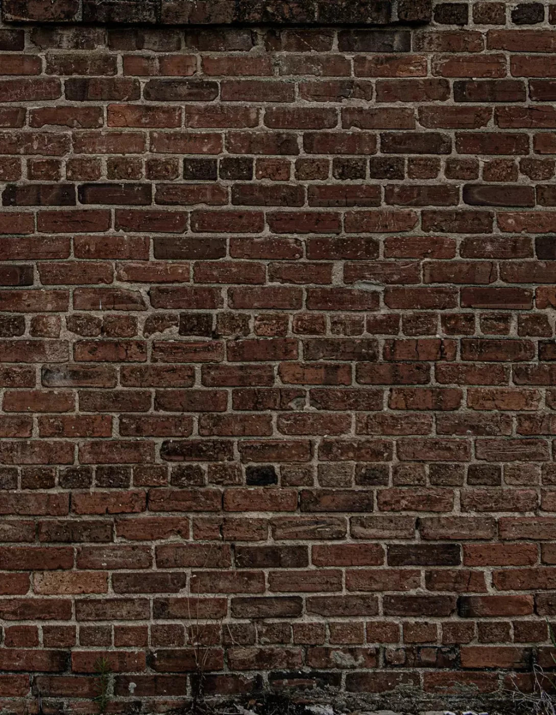 Dark Brick 6X8 Fleece ( 72 X 96 Inch ) Backdrop