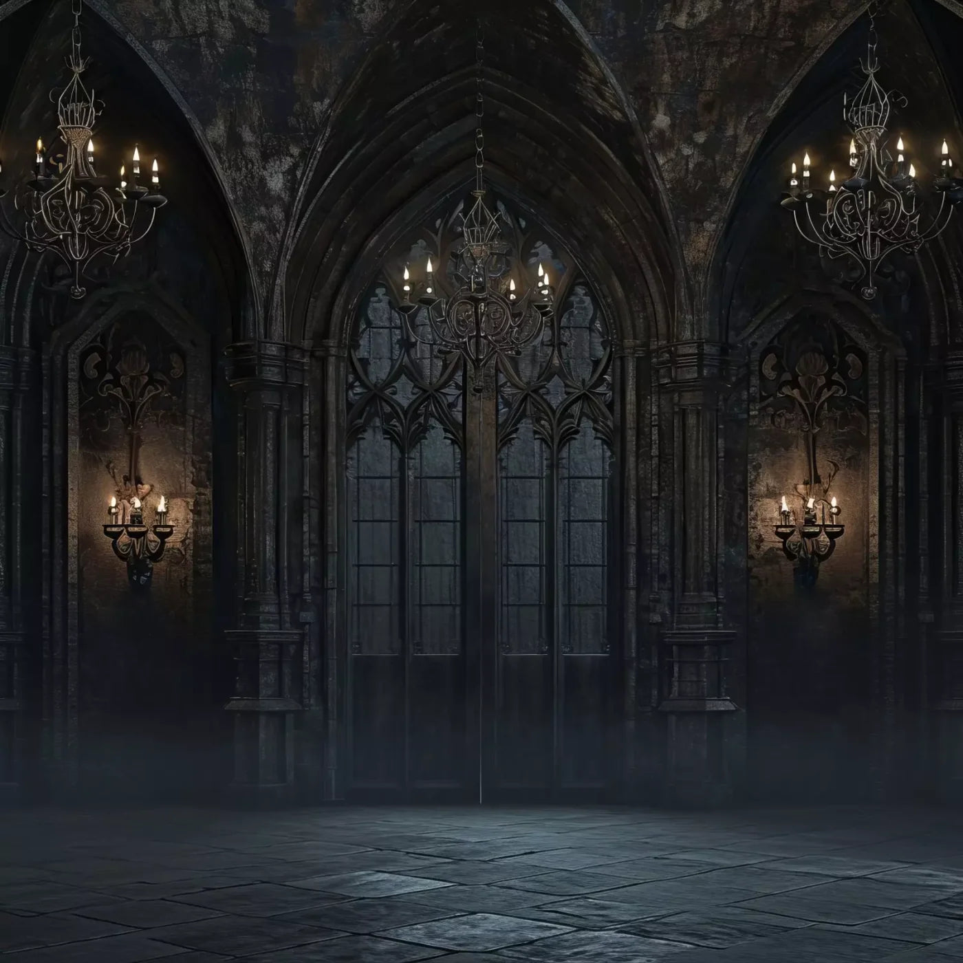 Dark Castle Great Hall 10’X10’ Ultracloth (120 X Inch) Backdrop