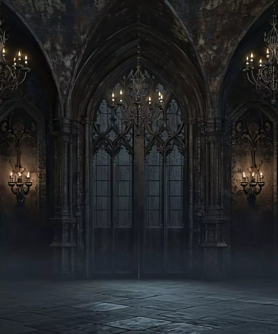 Dark Castle Great Hall 10’X12’ Ultracloth (120 X 144 Inch) Backdrop