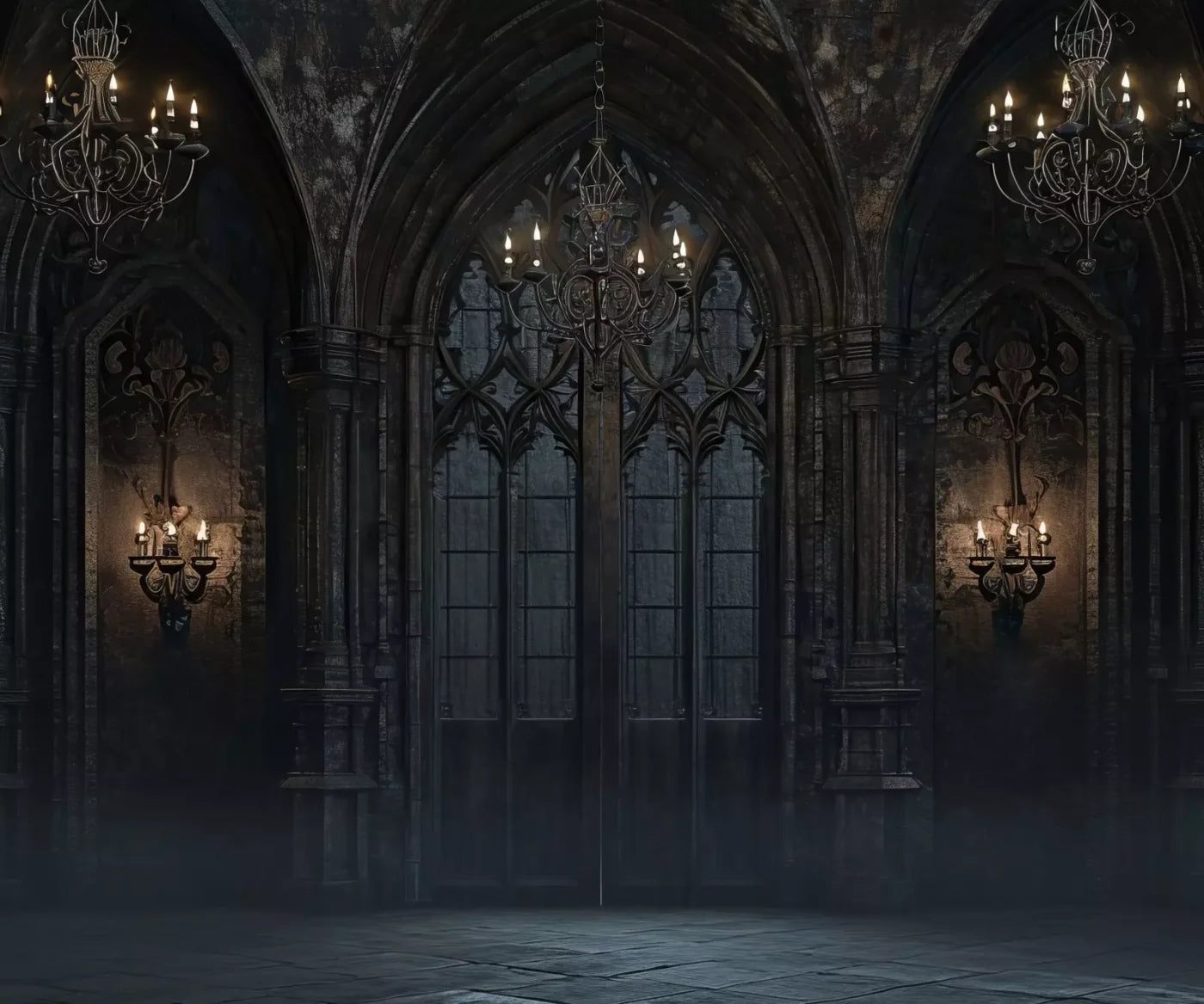 Dark Castle Great Hall 12’X10’ Ultracloth (144 X 120 Inch) Backdrop