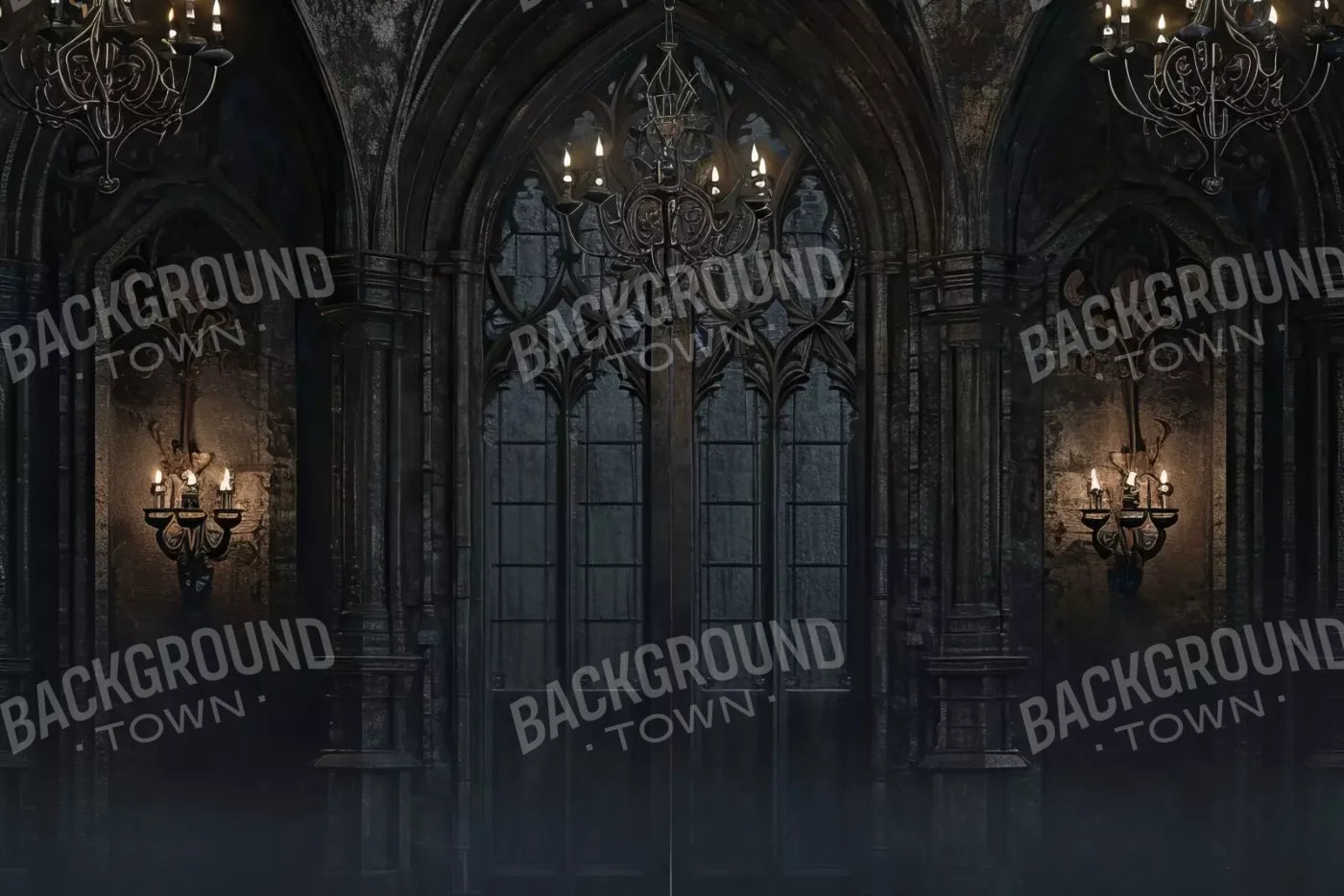 Dark Castle Great Hall 12’X8’ Ultracloth (144 X 96 Inch) Backdrop
