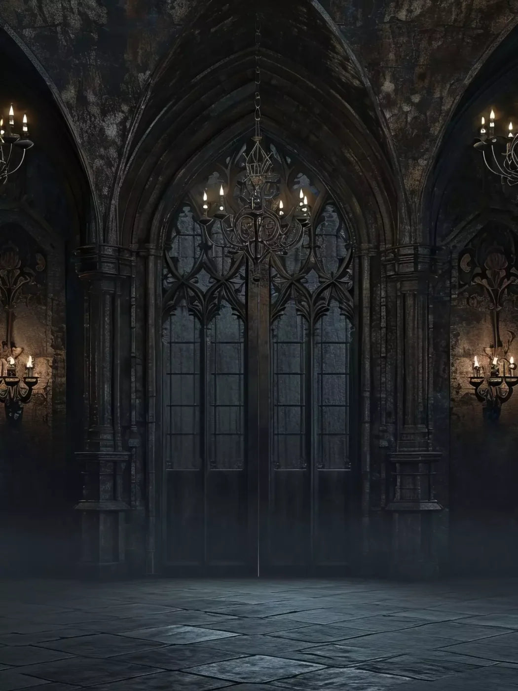 Dark Castle Great Hall 6’X8’ Fleece (72 X 96 Inch) Backdrop