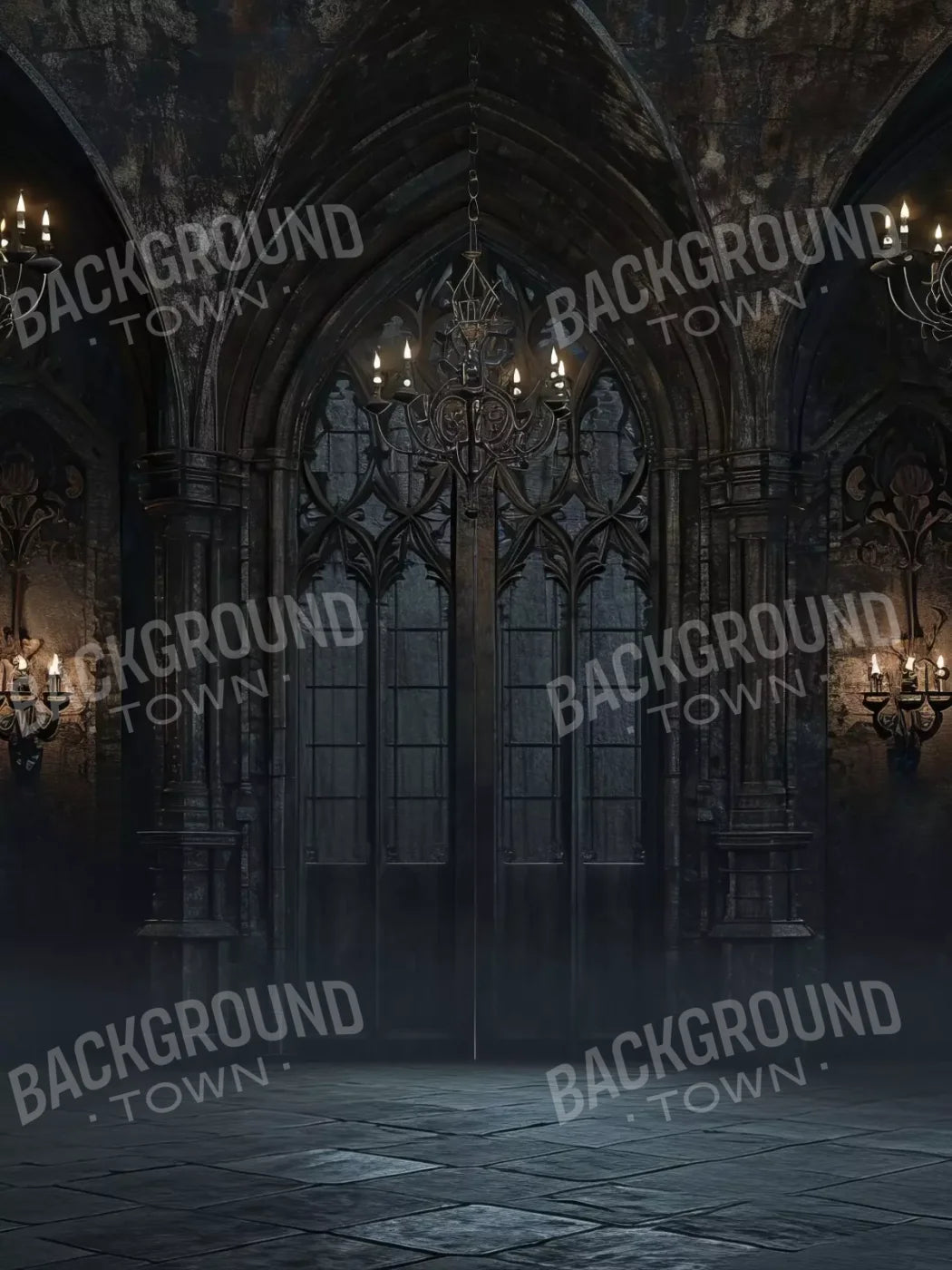 Dark Castle Great Hall 6’X8’ Fleece (72 X 96 Inch) Backdrop