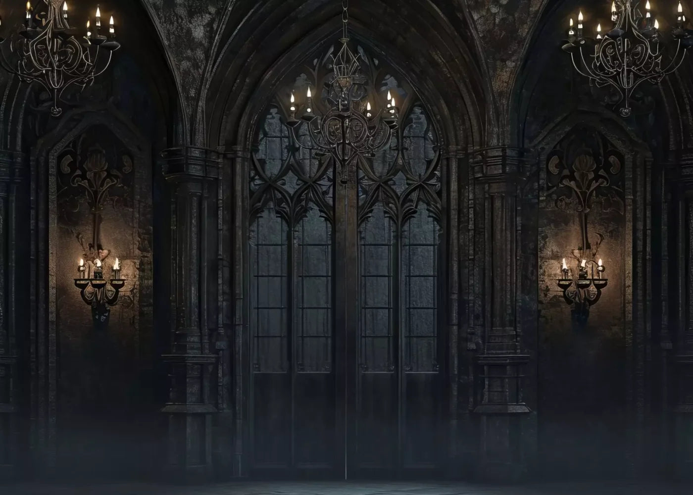 Dark Castle Great Hall 7’X5’ Ultracloth (84 X 60 Inch) Backdrop