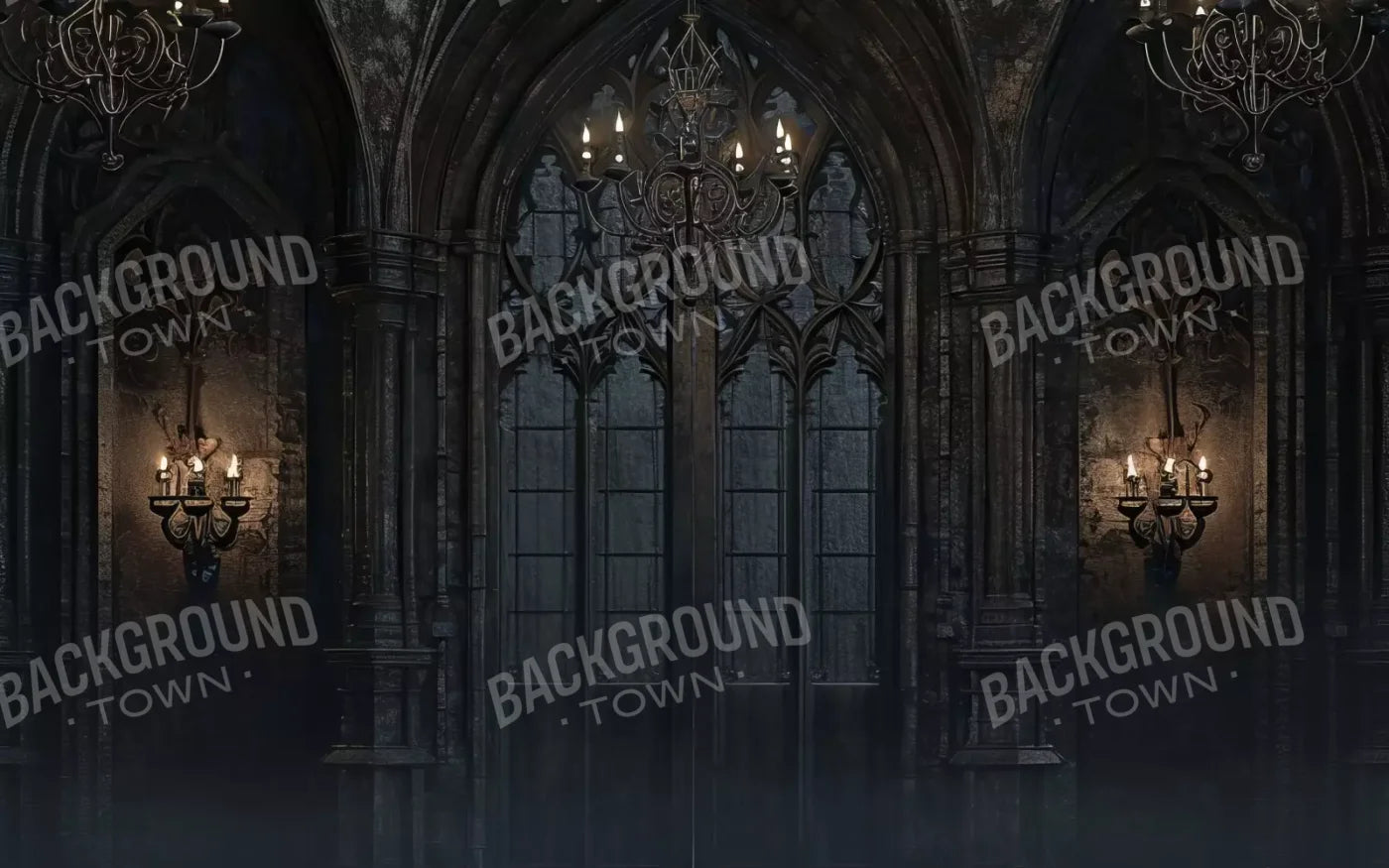Dark Castle Great Hall 8’X5’ Ultracloth (96 X 60 Inch) Backdrop