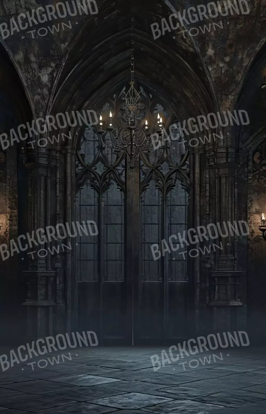 Dark Castle Great Hall 9’X14’ Ultracloth (108 X 168 Inch) Backdrop