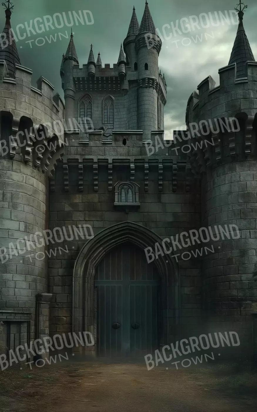 Dark Fairytale Castle 5’X8’ Ultracloth (60 X 96 Inch) Backdrop