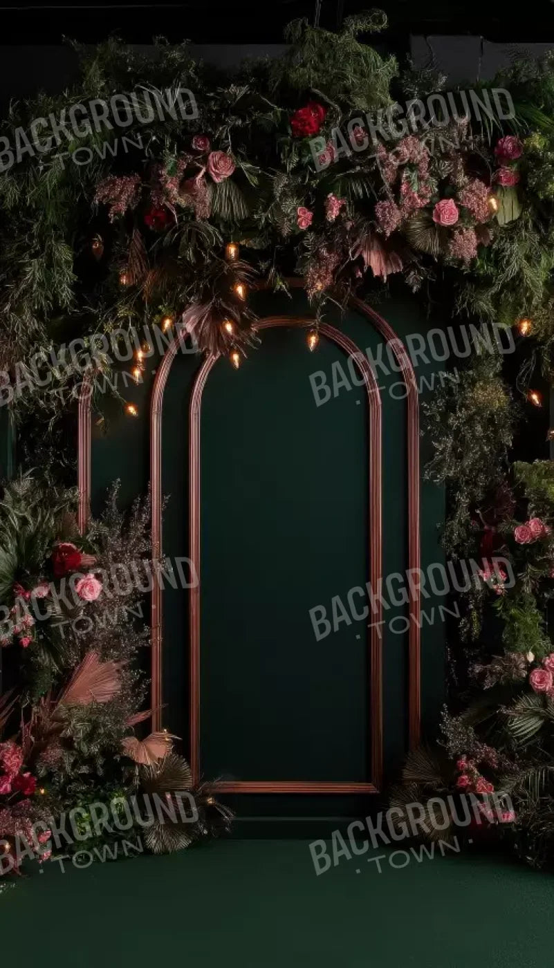 Dark Gothic Wedding Arch Ii 8’X14’ Ultracloth (96 X 168 Inch) Backdrop