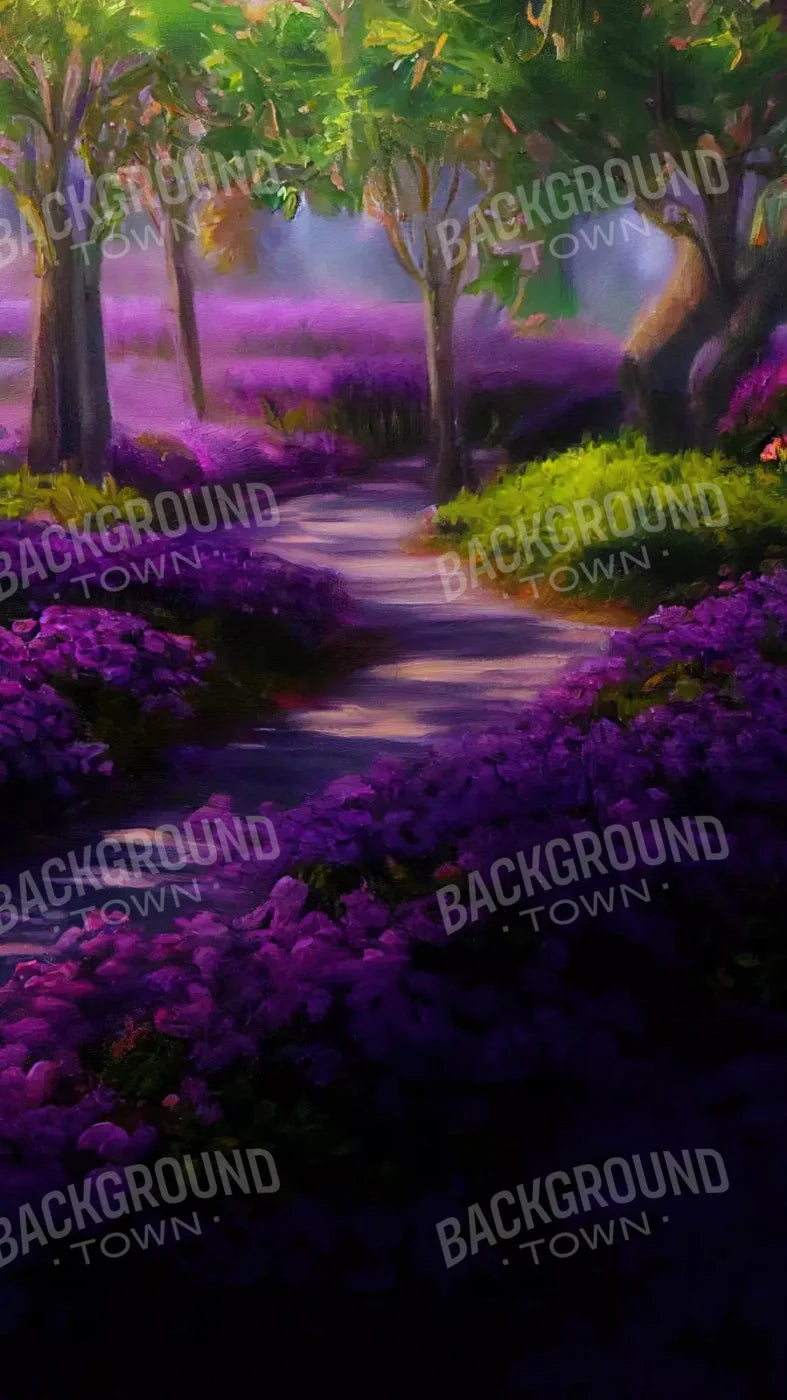 Lavendar Fields 8X14 Ultracloth ( 96 X 168 Inch ) Backdrop