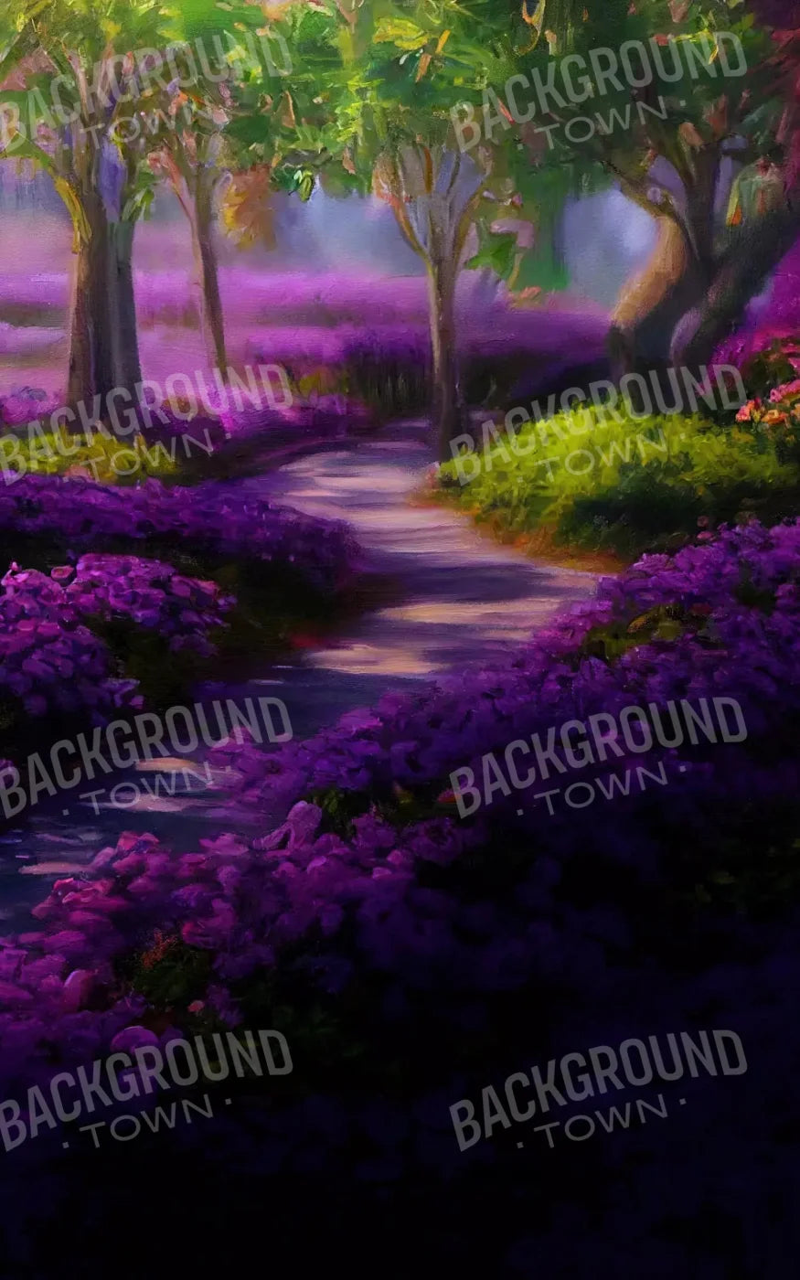Lavendar Fields 9X14 Ultracloth ( 108 X 168 Inch ) Backdrop