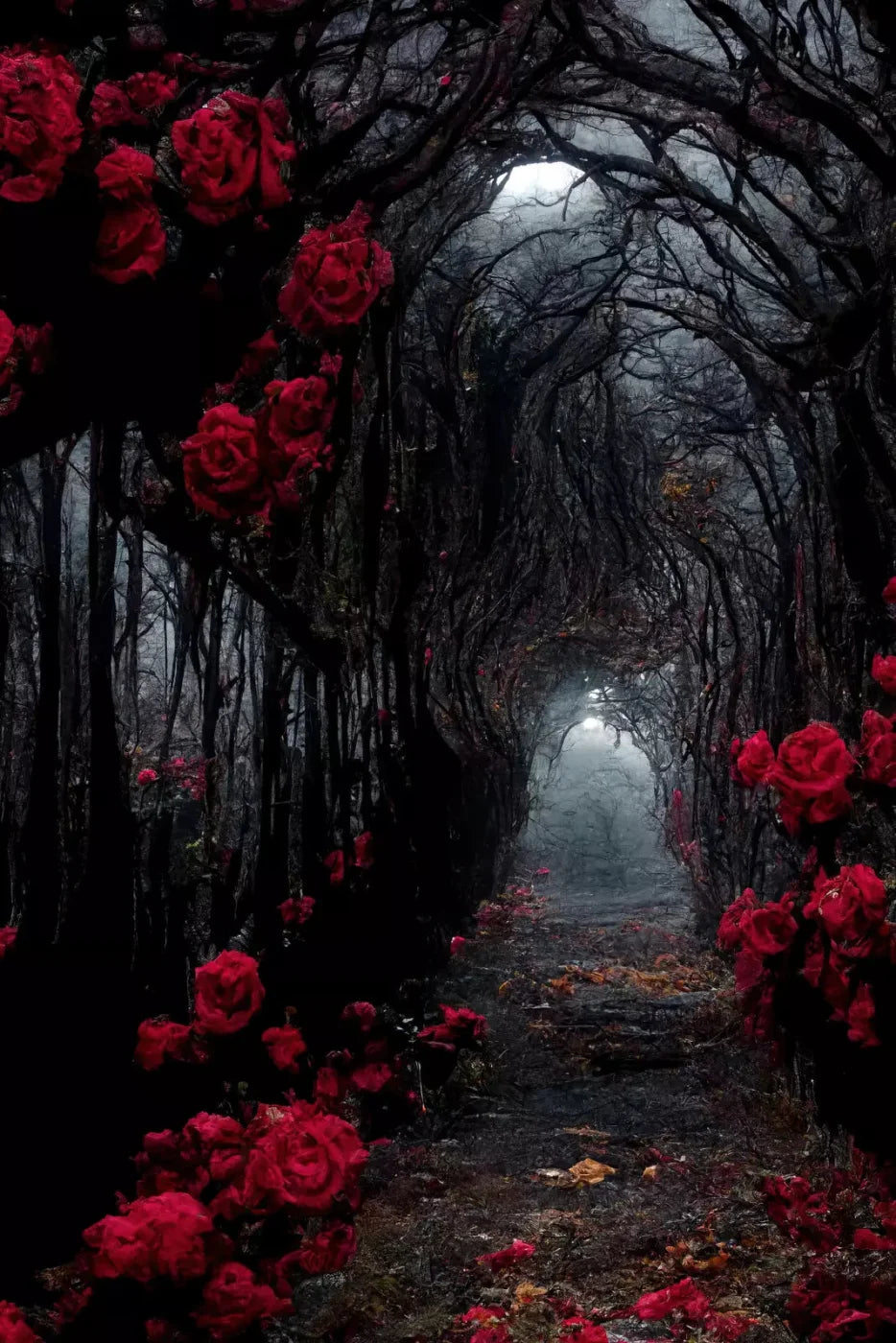 Dark Tunnel Backdrop