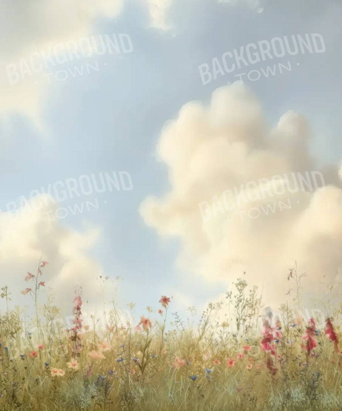 Blue White Green   Backdrop for Photography