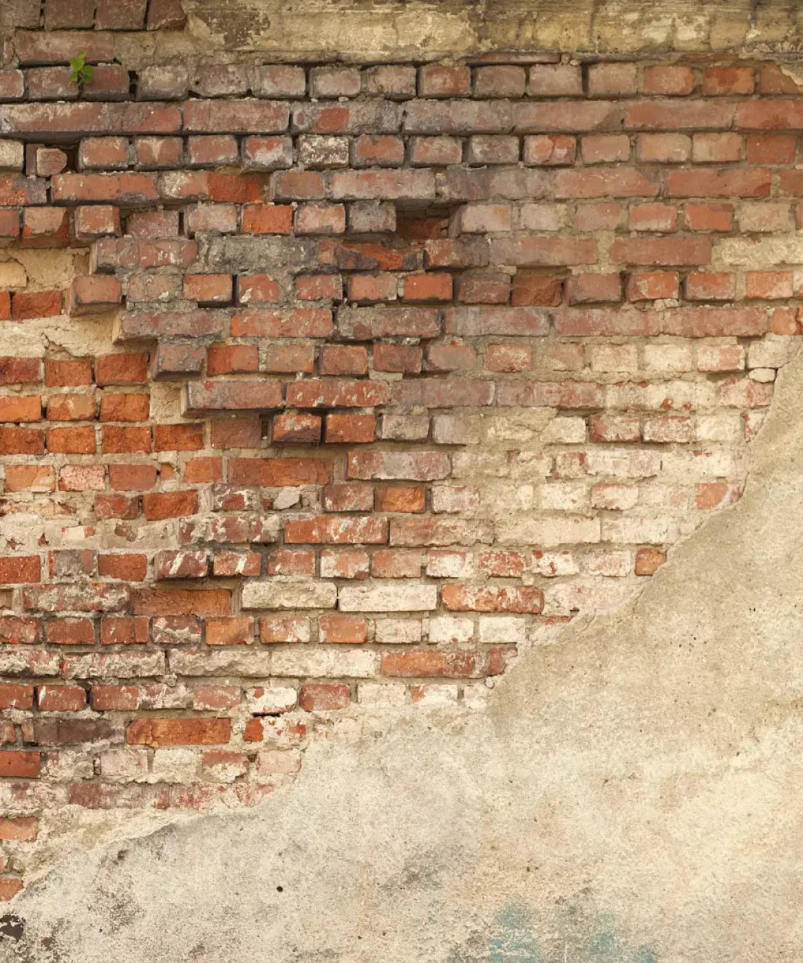 Beige Brick and Stone Backdrop for Photography