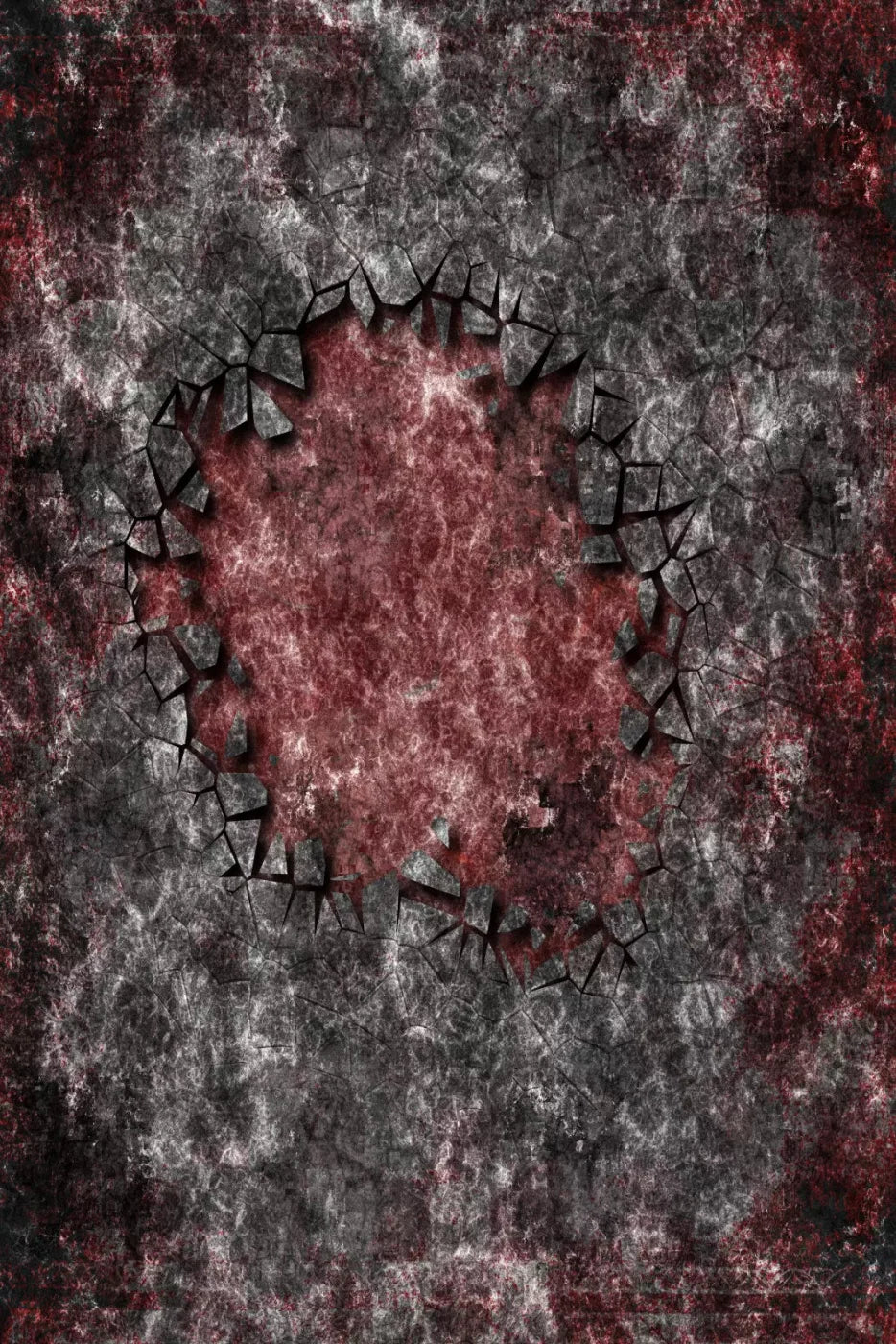 Destroy 4X5 Rubbermat Floor ( 48 X 60 Inch ) Backdrop