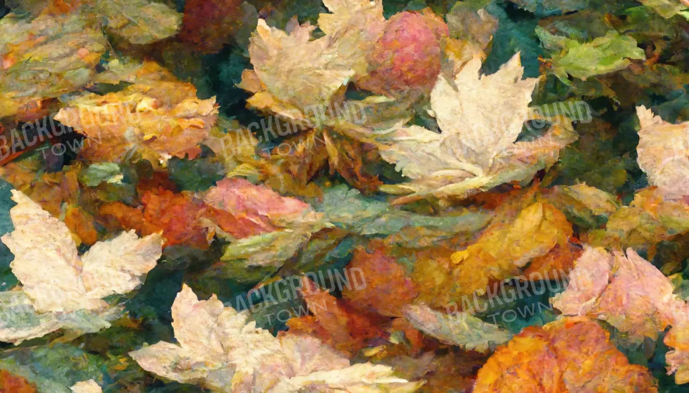 Dewy Leaves 14’X8’ Ultracloth (168 X 96 Inch) Backdrop