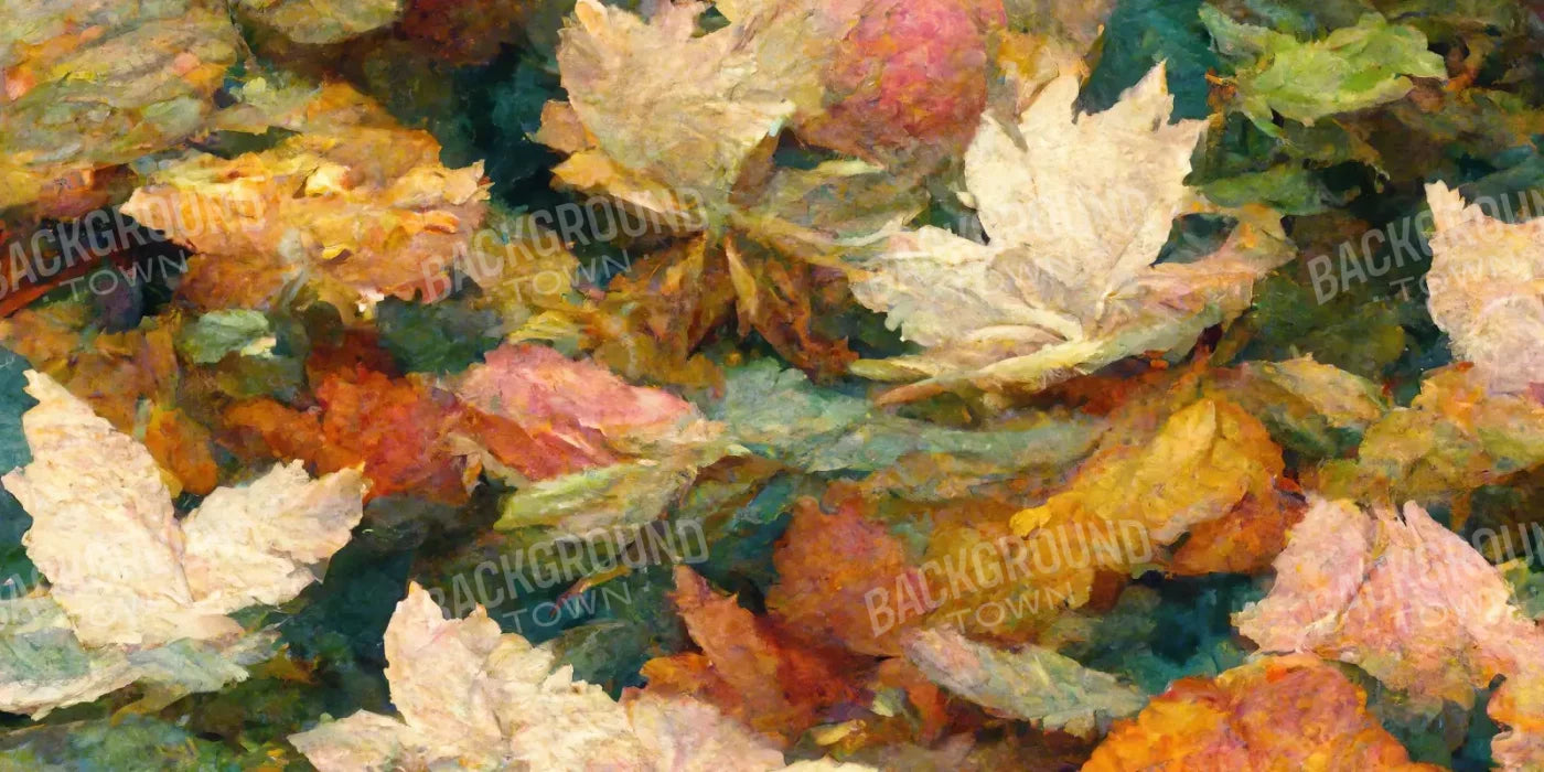 Dewy Leaves 16’X8’ Ultracloth (192 X 96 Inch) Backdrop