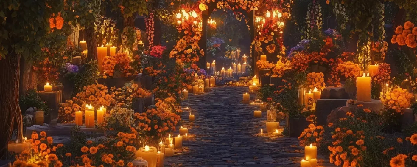 Dia De Los Muertos I 20’X8’ Ultracloth (240 X 96 Inch) Backdrop