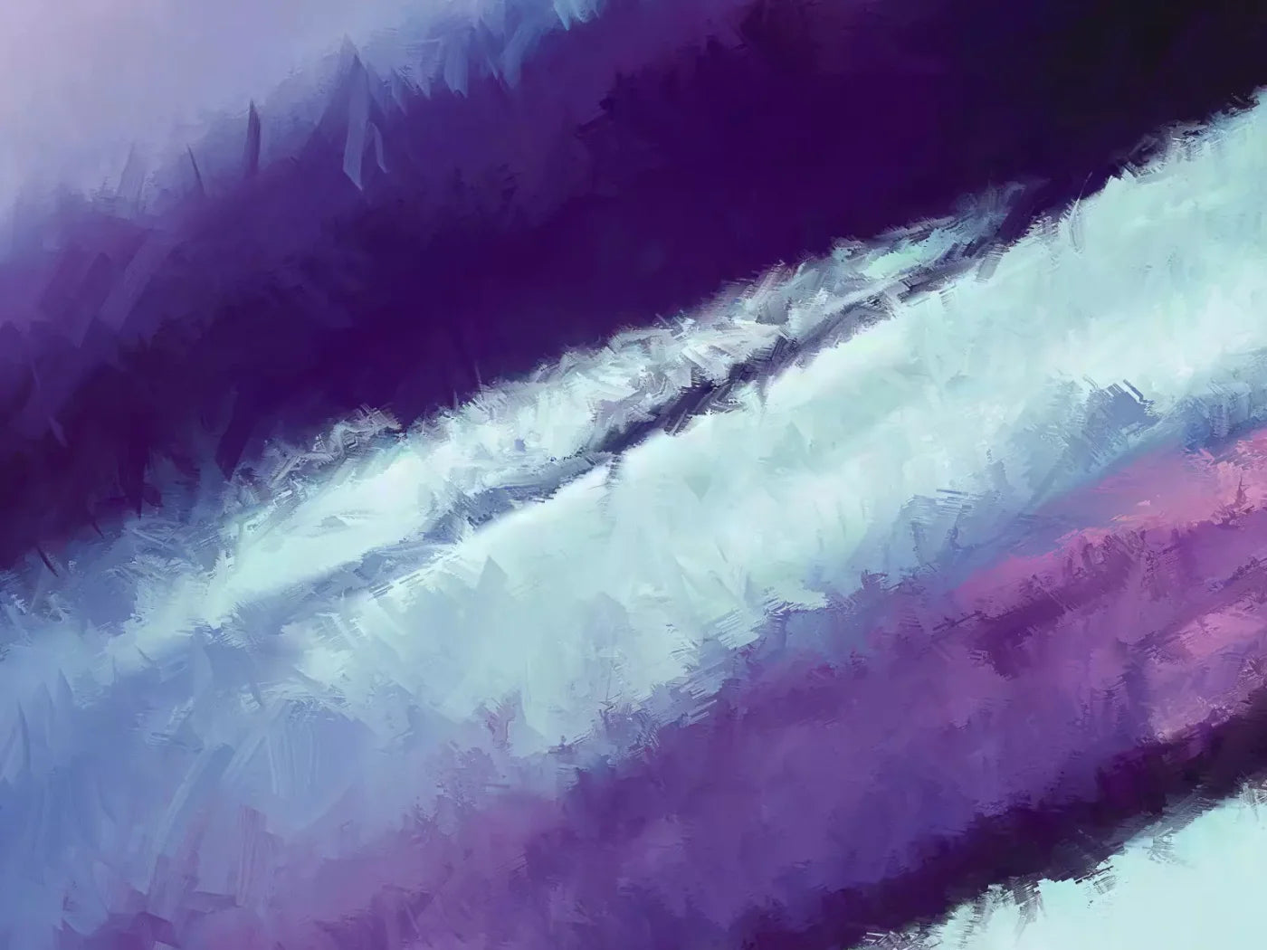 Diagonal Purple 6’8’X5’ Fleece (80 X 60 Inch) Backdrop